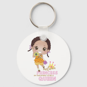 Chaveiro Girls MELANIN Princess Em Formação Para Ser Rain