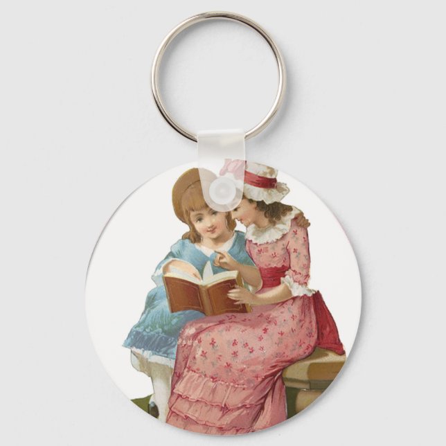 Chaveiro Girls Reading (Frente)