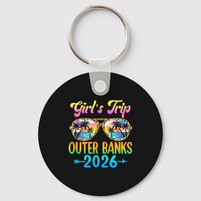 Chaveiro Girl's Trip Outer Banks 2026 Summer Vacation Sungl (Frente)