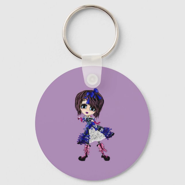 Chaveiro Girly Gifts estilo Harajuku Girl (Frente)