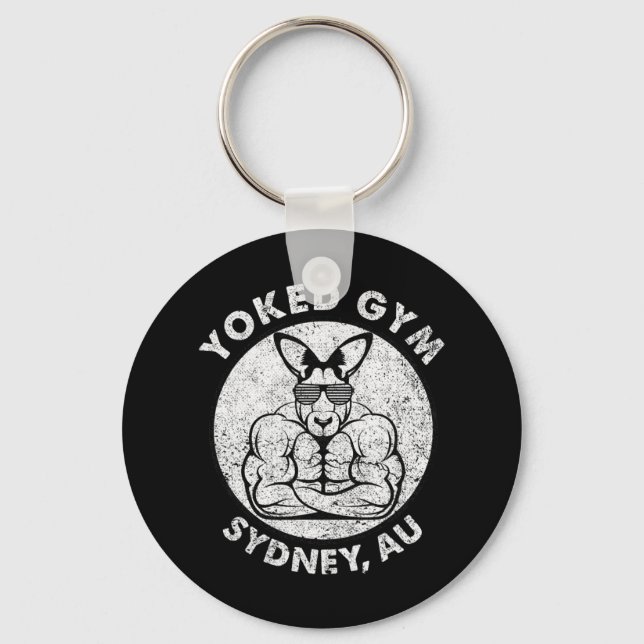 Chaveiro Giro Levantado Sydney Flex Muscle Kangaroo (Frente)
