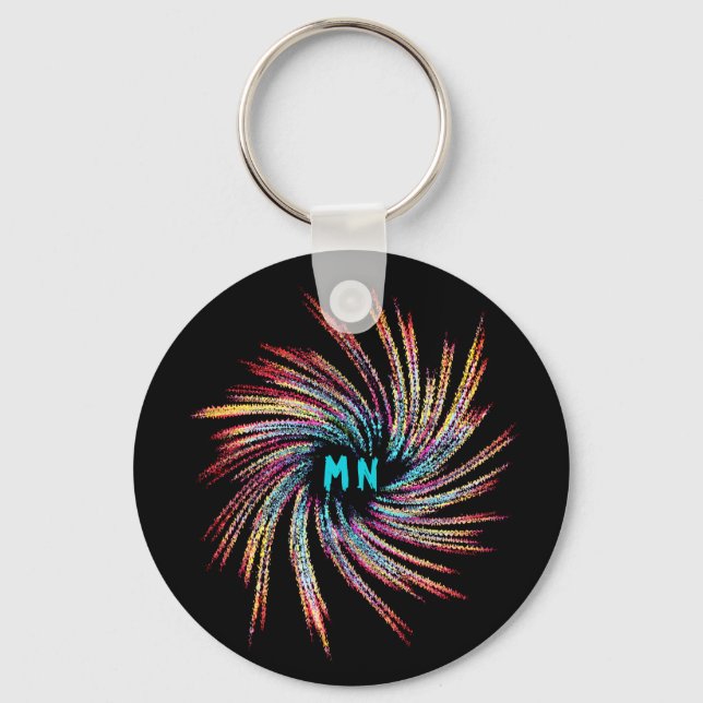 Chaveiro Giro Personalizável - Colorido - Multicolorido (Frente)