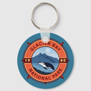 Chaveiro Glacier Bay National Park Orca Retro Compass