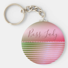 Chaveiro Glam Boss Lady Rosa