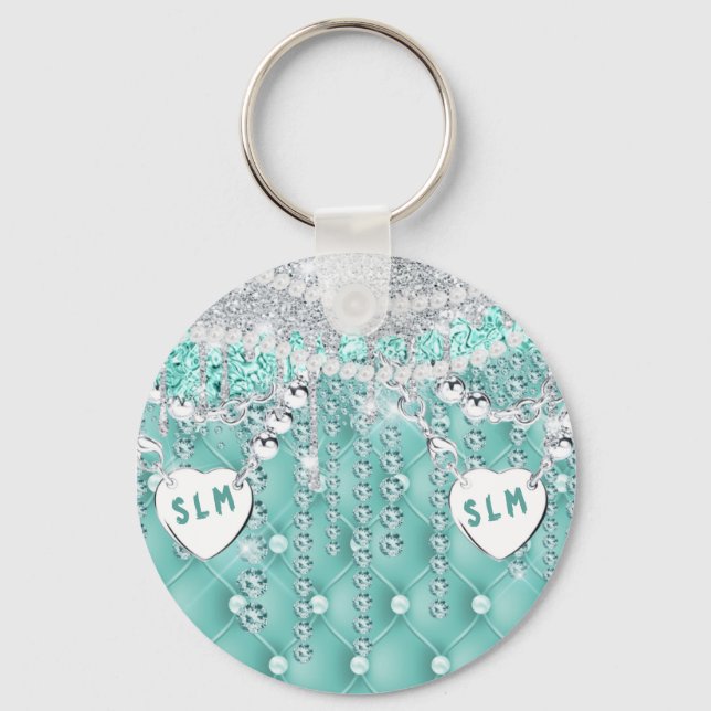 Chaveiro Glam Glitter Girly (Frente)