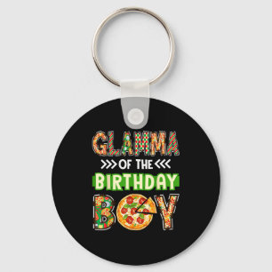 Chaveiro Glamma do menino aniversariante amante de pizza fe