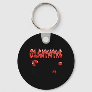 Chaveiro Glamour da Pequena Dama Aniversariante Joaninha