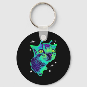 Chaveiro Glerp Glorp Gato Alien Divertido Meme Gnarp Gato B