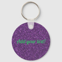 Glitter espumante roxo personalizado