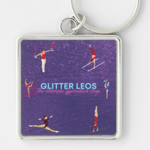 Chaveiro Glitter Leo - O Compro de ginástica mais avançad