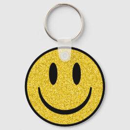 Chaveiro Glitter Smile Face