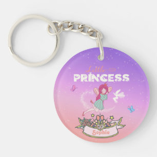 Chaveiro 👸 Glittering Fairy Princess Custom Name