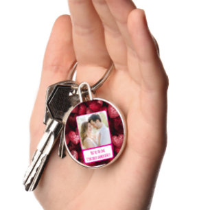 Chaveiro Glittery Love I Text Back Imediatamente