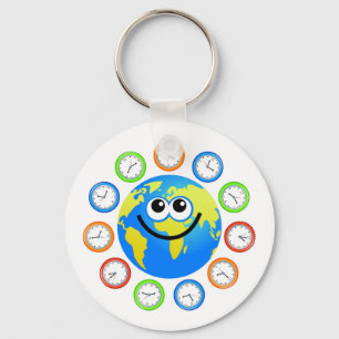 Chaveiro Globo de Relógio