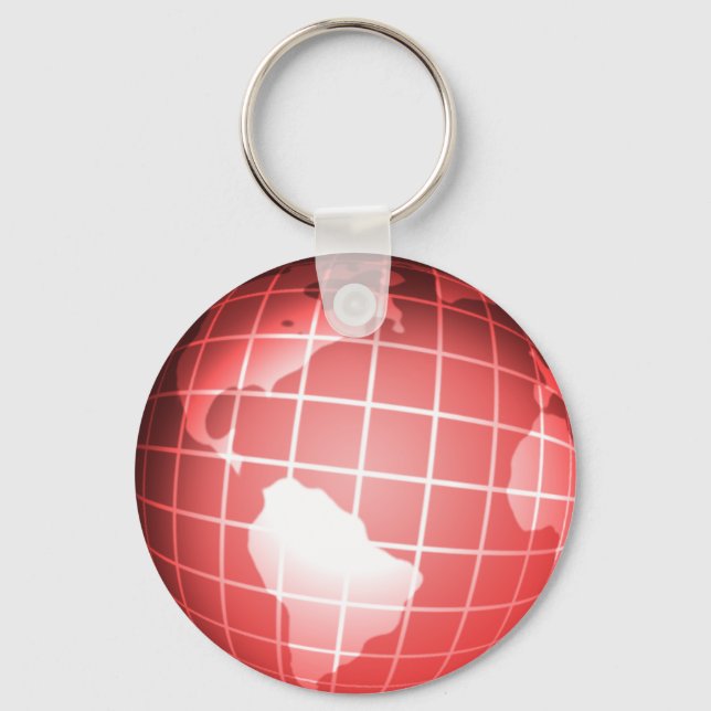 Chaveiro Globo Vermelho (Frente)
