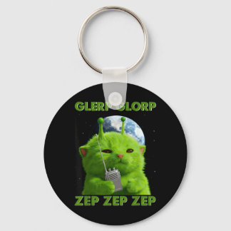 Chaveiro Gnarp Cat Silly Alien Cat Meme Brainrot Meme Funny