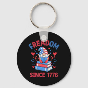 Chaveiro Gnome de Fogos de Artifício Freadom Desde 1776 Lei