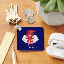 Chaveiro Gnomo Peixes Símbolo de Astrologia