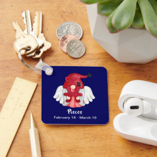 Chaveiro Gnomo Peixes Símbolo de Astrologia