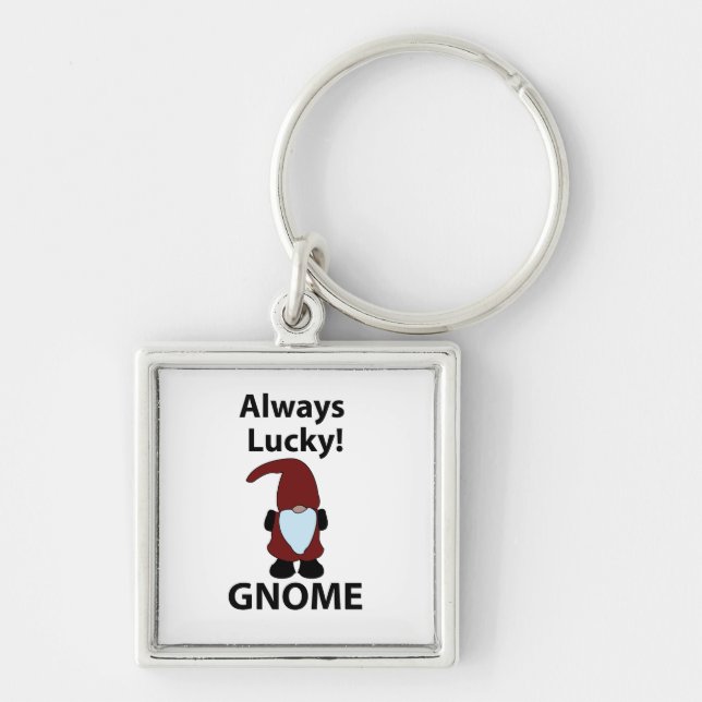 Chaveiro Gnomo Sempre Sortudo (Frente)