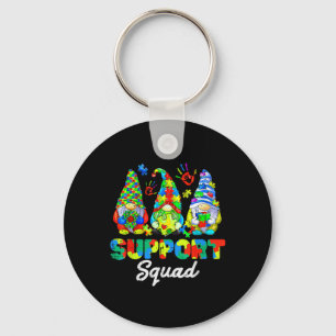 Chaveiro Gnomos Autismo Suporte à Consciência Esquadrão Fit