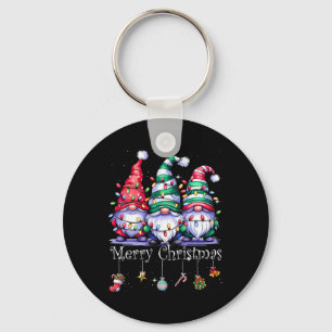 Chaveiro Gnomos Cons Felizes Família Luz de Natal Gnomo Xma
