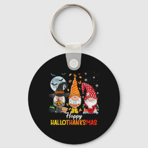 Chaveiro Gnomos Lover Halloween Feliz Natal Feliz Hallo