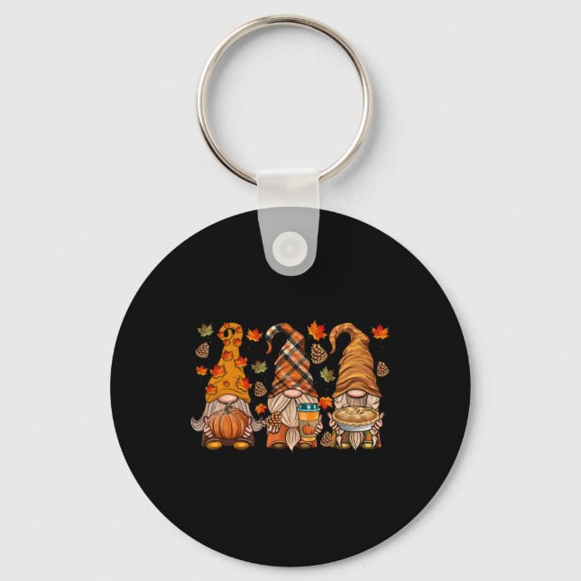Chaveiro Gnomos Pumpkin Spice Coffee Latte outono Do Que (Frente)