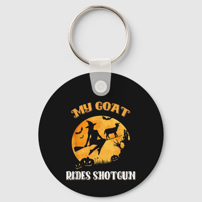 Chaveiro Goat Shotgun Scary Halloween (Frente)