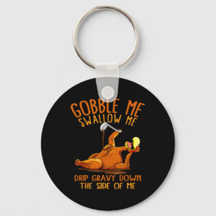 Chaveiro Gobble Me Ação De Graças Engula-Me Camisa