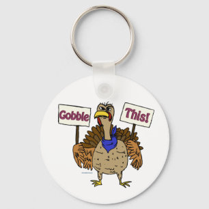 Chaveiro Gobble This - Falando sobre a Turquia