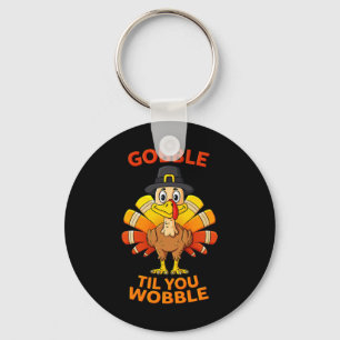 Chaveiro Gobble Til, Você Wobble Turkey Boys Gir