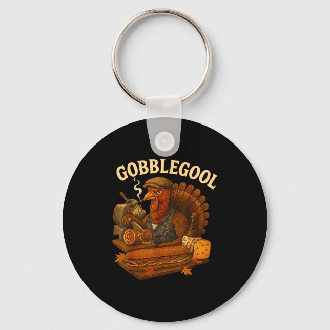 Chaveiro Gobbol Turkey Thanksgiving  (Frente)