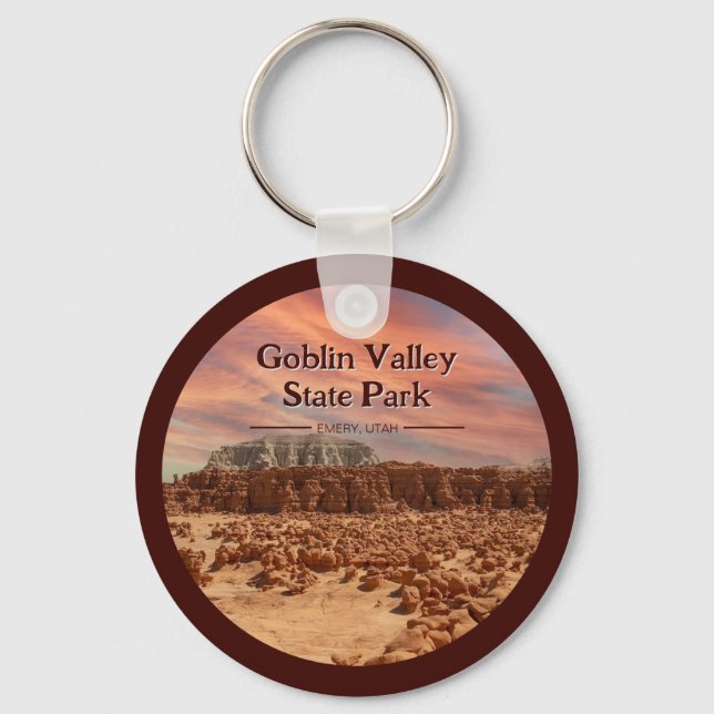 Chaveiro Goblin Valley State Park Utah Souvenir Gift (Frente)