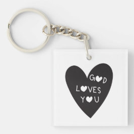 Chaveiro God loves you