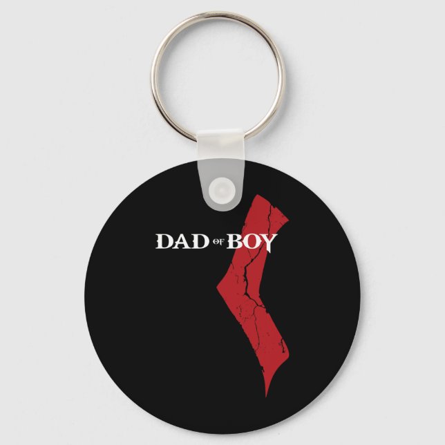 Chaveiro God Of Boy - Dad Video Game Father's Day Edition  (Frente)
