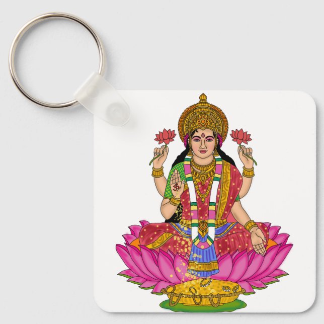 Chaveiro Goddess Lakshmi Keychain (Frente)