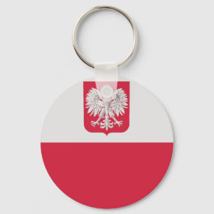 Chaveiro Godłem de Flaga Polski z - bandeira do Polônia
