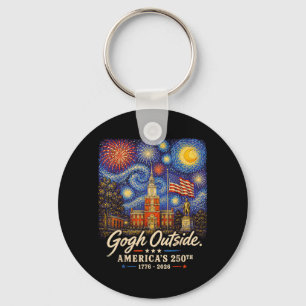 Chaveiro Gogh Fora do 250º Aniversário 1776 2026 Pintar O