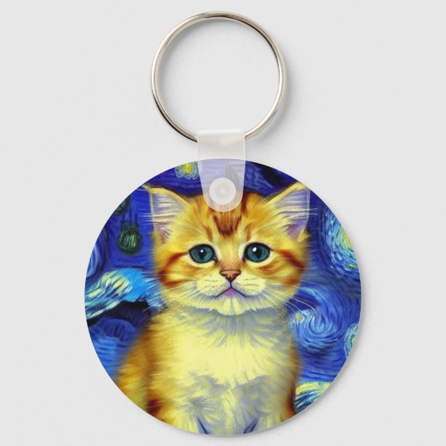 Chaveiro Góh Góh Frio Cote Starry Night Van Gogh (Frente)
