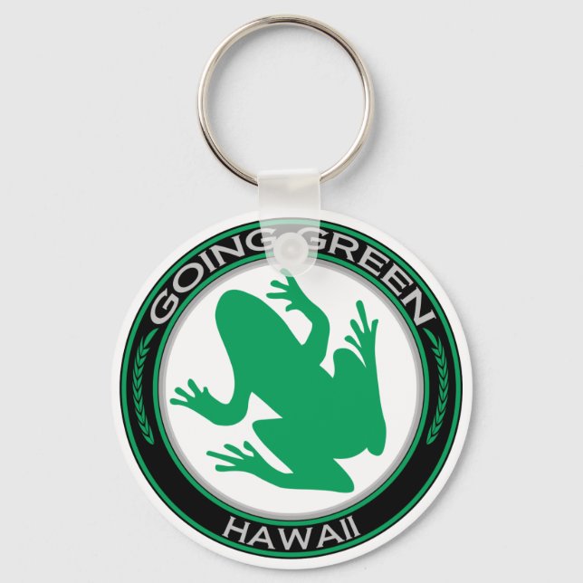 Chaveiro Going Green Hawaii Frog (Frente)