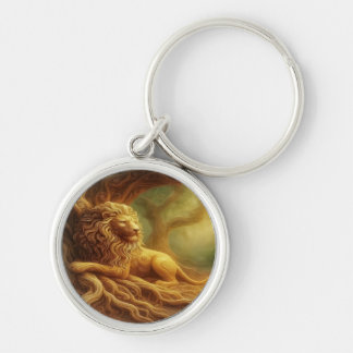 Chaveiro Gold Lion Keychain