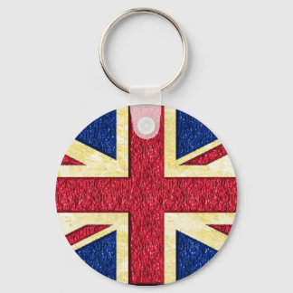 Chaveiro Gold uk flag - Key Chain