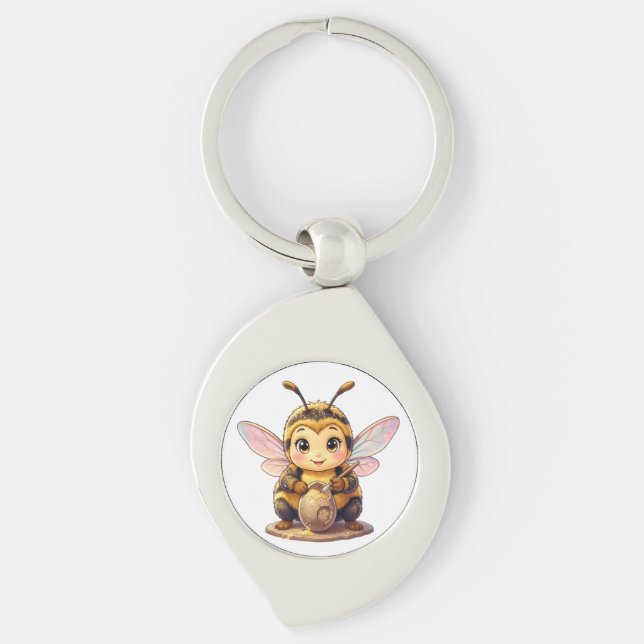 Chaveiro Golden Bumblebee in Bloom Dance.10 (Frente)