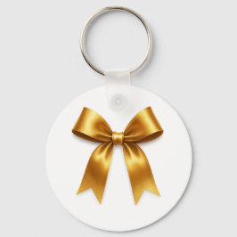 Chaveiro Golden Ribbon Pattern — Elegant Minimal Luxury