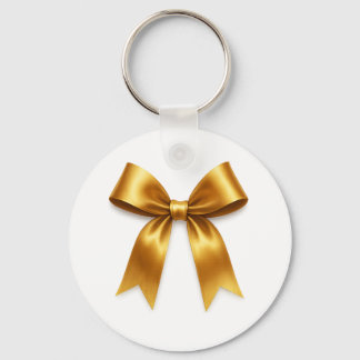 Chaveiro Golden Ribbon Pattern — Elegant Minimal Luxury