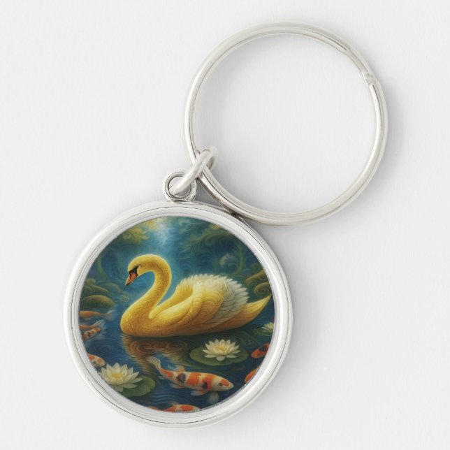 Chaveiro Golden Swan Keychain (Frente)