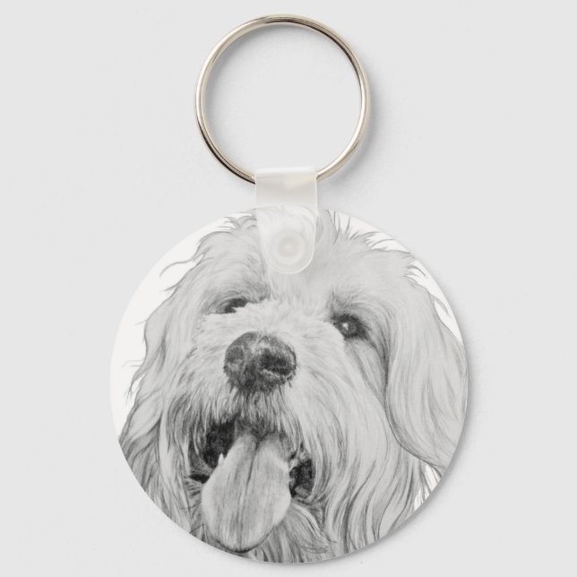 Chaveiro Goldendoodle (Frente)