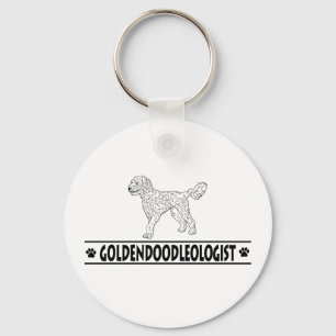 Chaveiro Goldendoodle Humoroso