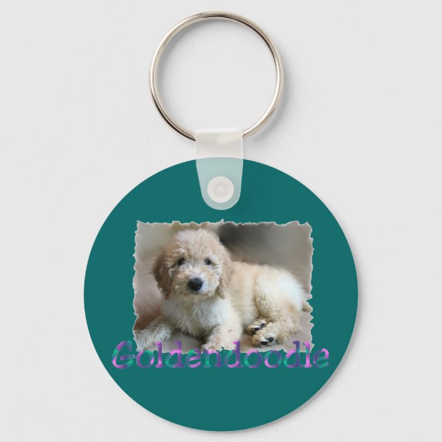 Chaveiro Goldendoodle Lovers (Frente)